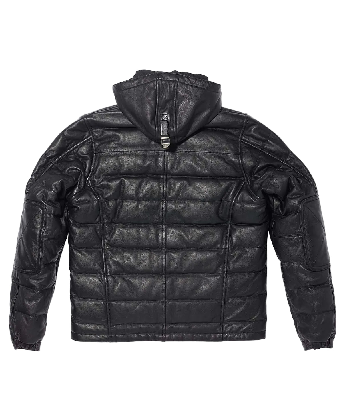 BLACK LEATHER DOWN