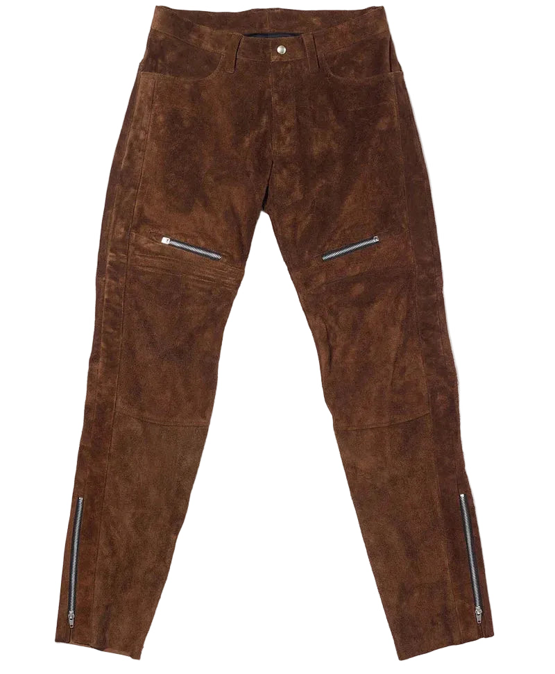 SUEDE LEATHER PANTS