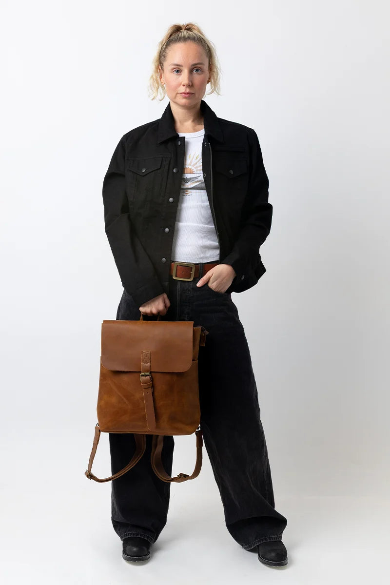 Parker Leather Backpack