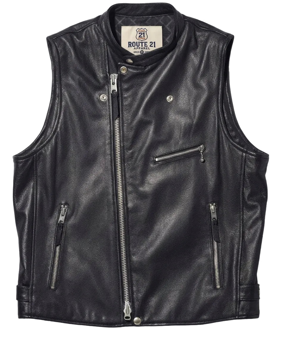 LEATHER RIDERS VEST