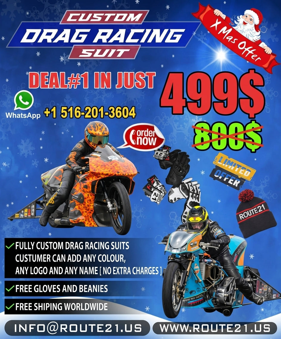 Motorcycle Drag Racing Suit
