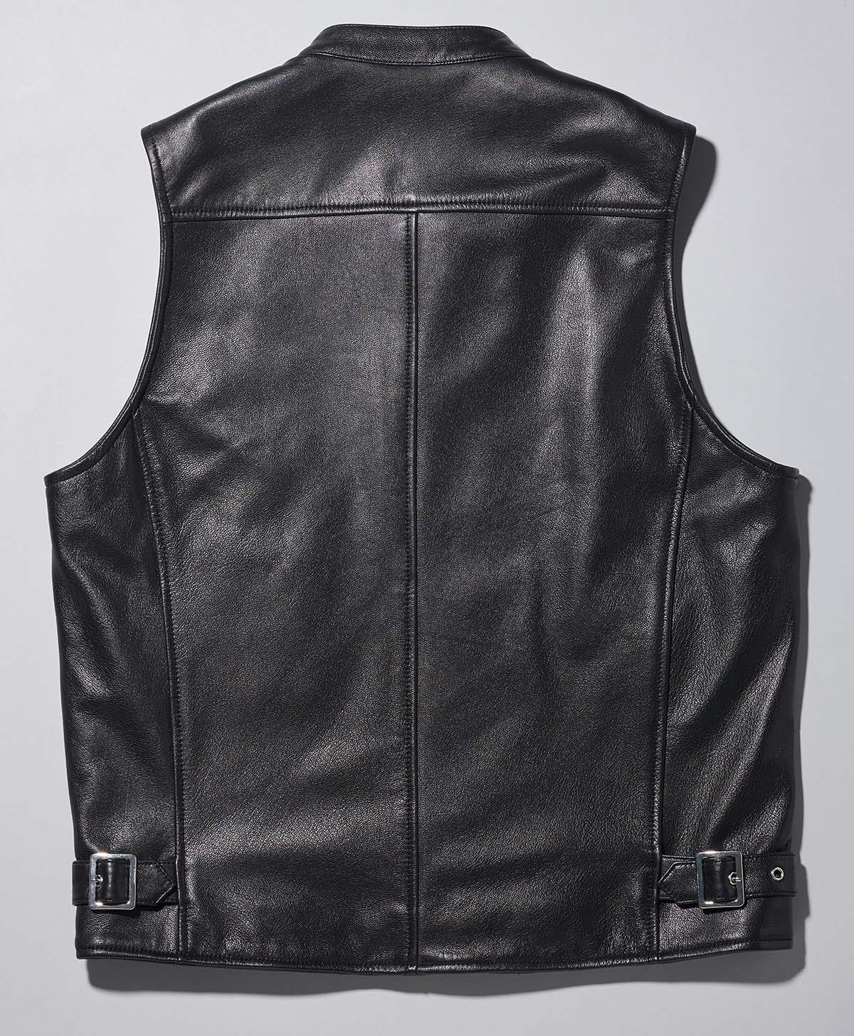 LEATHER RIDERS VEST