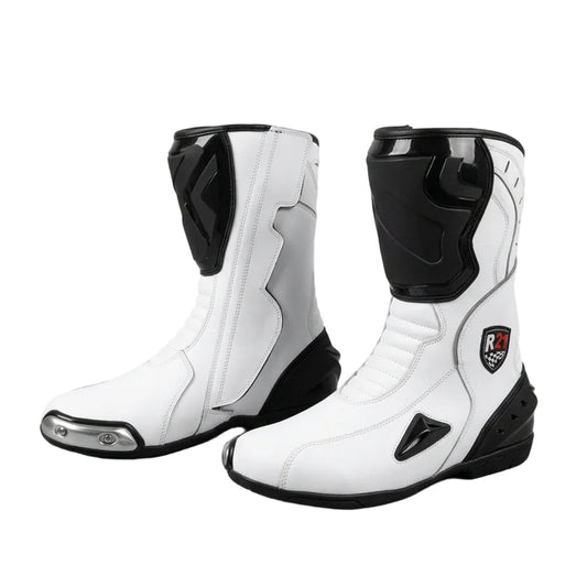 LON DRAG RACING BOOTS WITH INSIDE IRON SLIDER