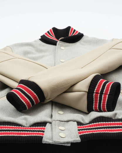 Varsity Jacket - Light Oxford