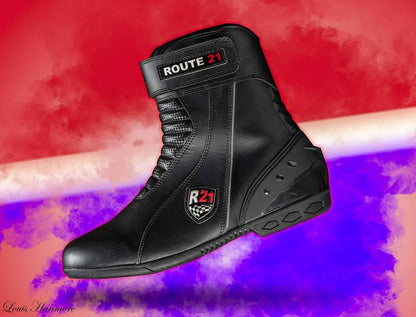 DRAG RACING BOOTS WITH INSIDE IRON SLIDER
