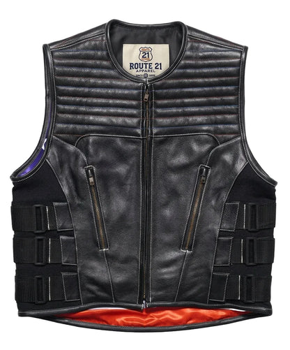 Leatherick Tactical Warrior Style Leather Custom Vest