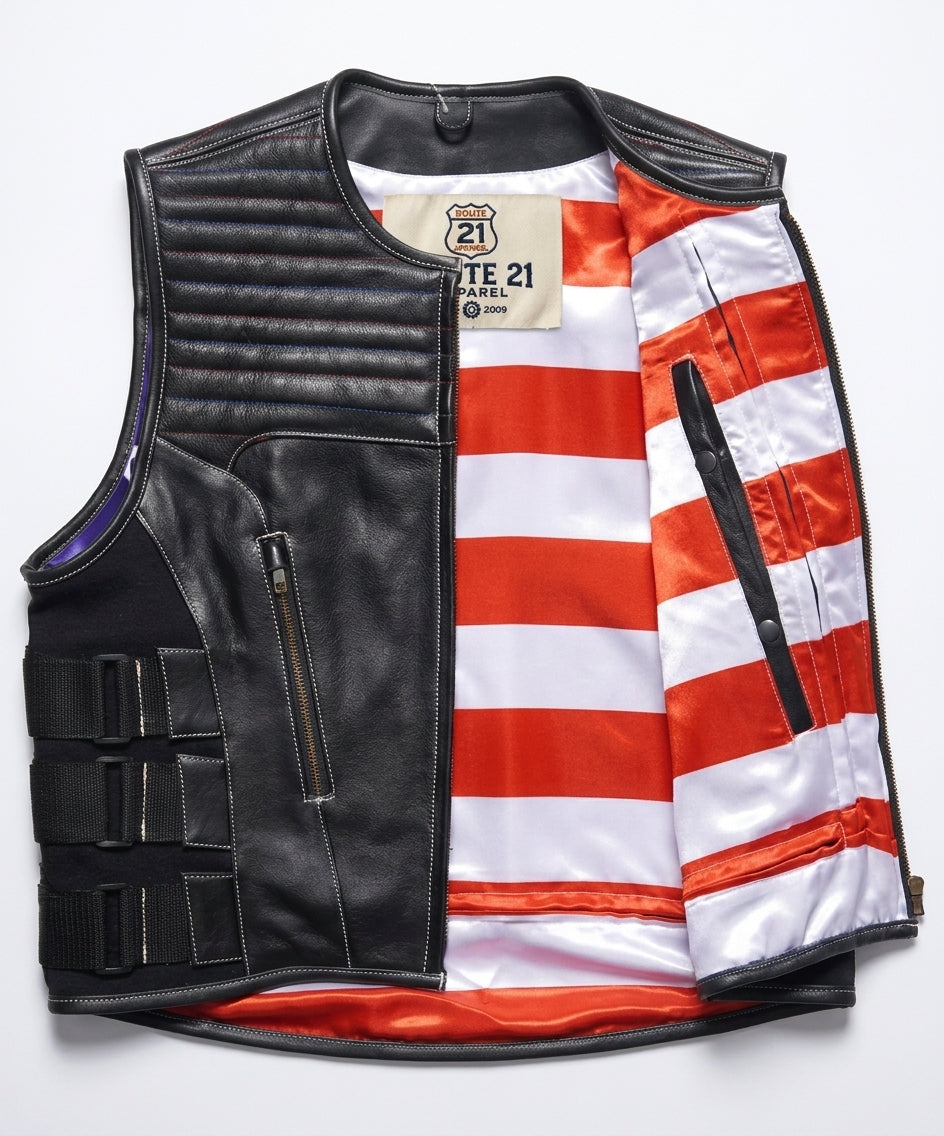 Leatherick Tactical Warrior Style Leather Custom Vest