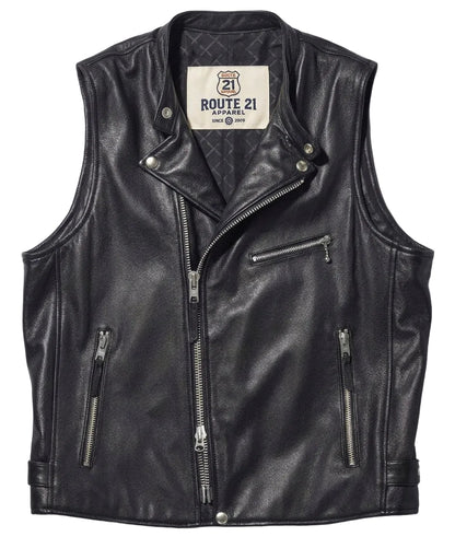 LEATHER RIDERS VEST