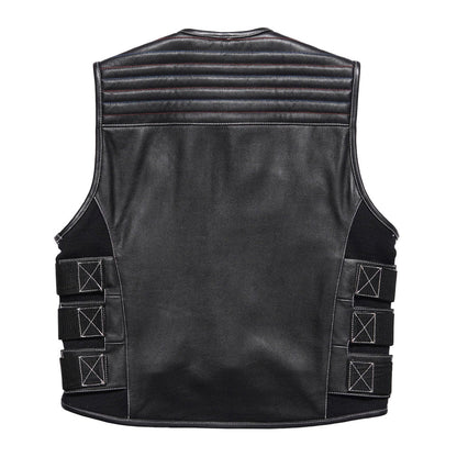 Leatherick Tactical Warrior Style Leather Custom Vest