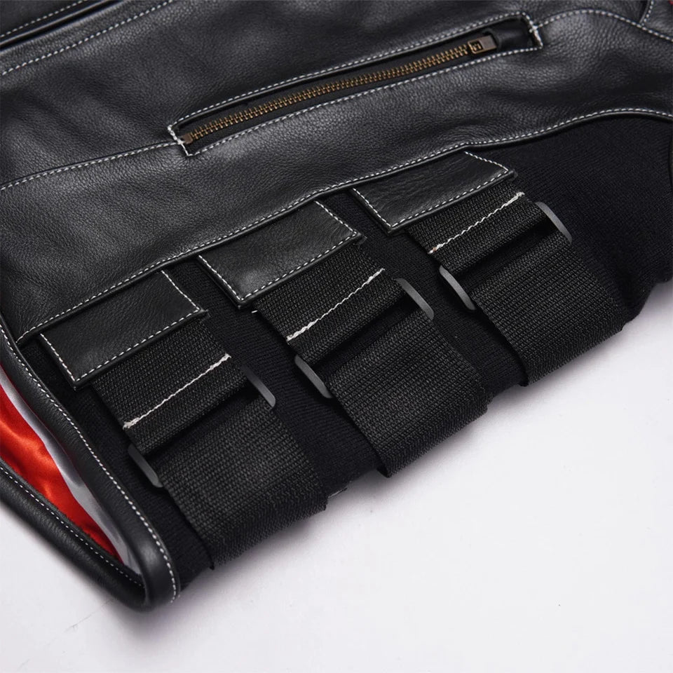 Leatherick Tactical Warrior Style Leather Custom Vest
